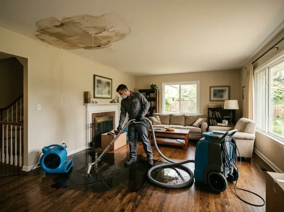 attic-pipe-burst-ceiling-drip-008 — frequently asked questions, Water Damage Restoration & Carpet Care in Waverly, VA